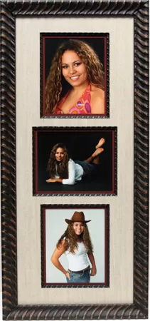Photo Collages custom framing example in Austin