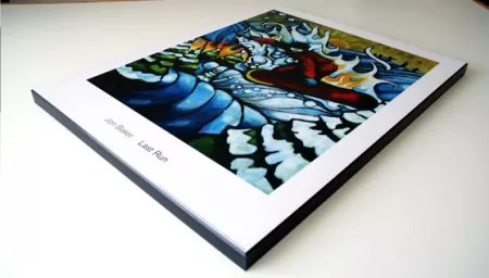 Box Mounting artwork mounting example featuring Mounting box