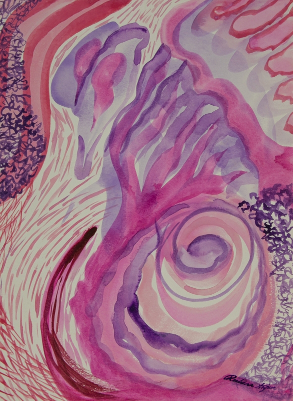 Evolution by artist Rubina Anjum