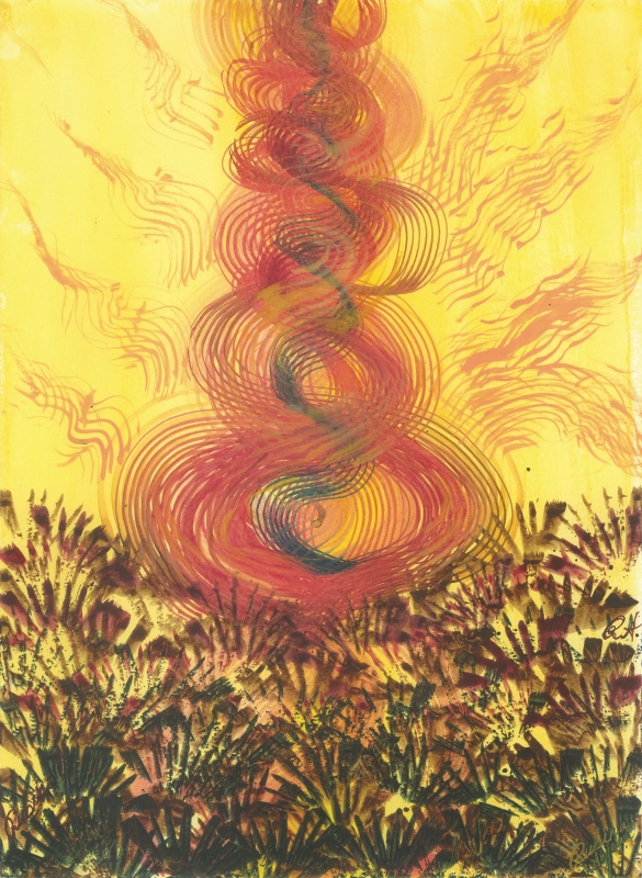 FIRE by artist Rubina Anjum