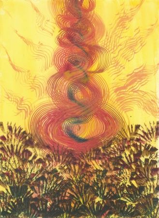 FIRE by artist Rubina Anjum