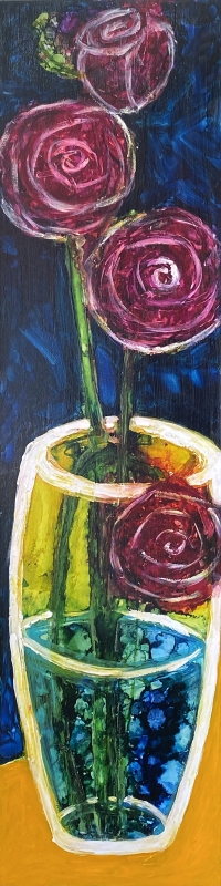 Roses by artist Deborah Argyropoulos