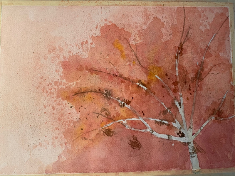 Autumn by artist K June Baker