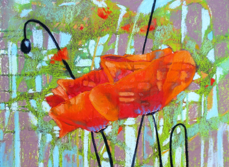 Poppyville by artist Vicki Brevell