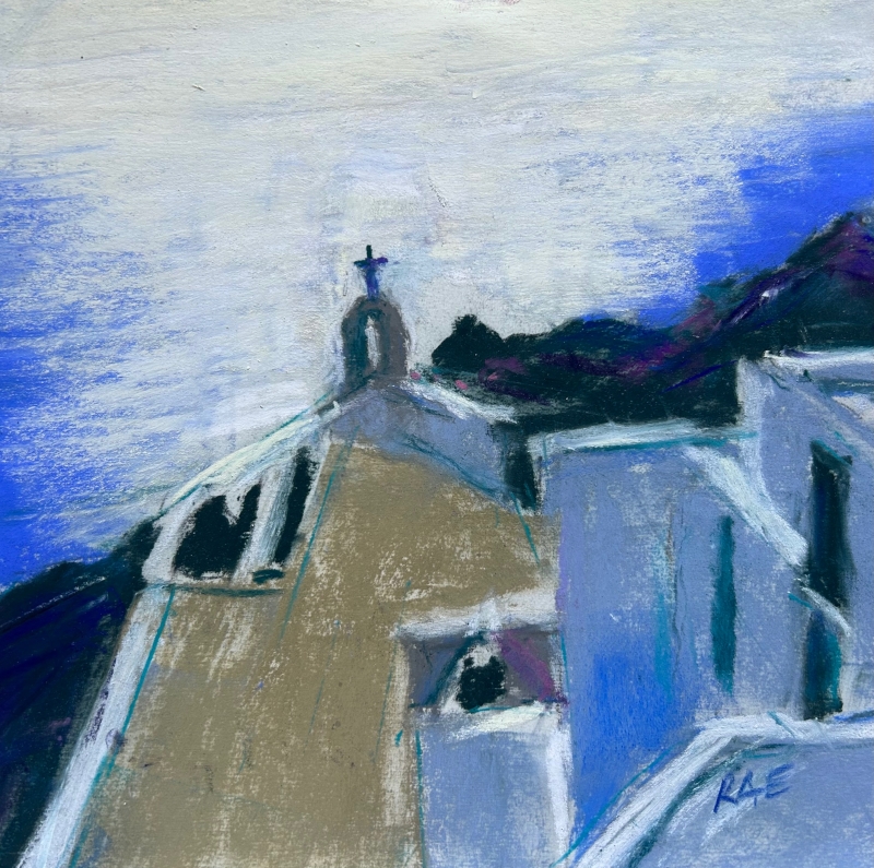 Santorini by artist Alan Ehrlich