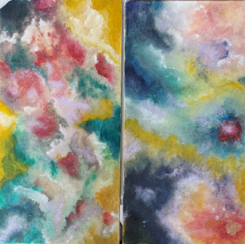 Galaxies by artist Tara Gibb