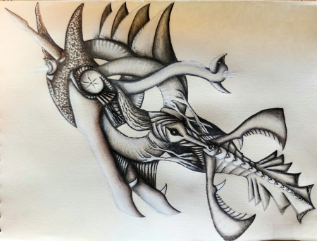 Warship by artist Tara Gibb