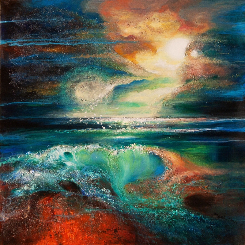 Seascape by artist Ping Irvin