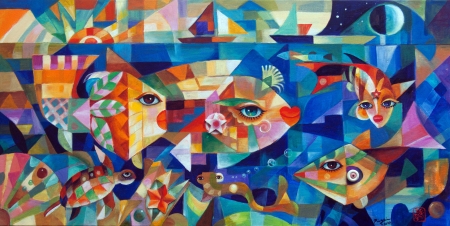 Undersea by artist Ping Irvin