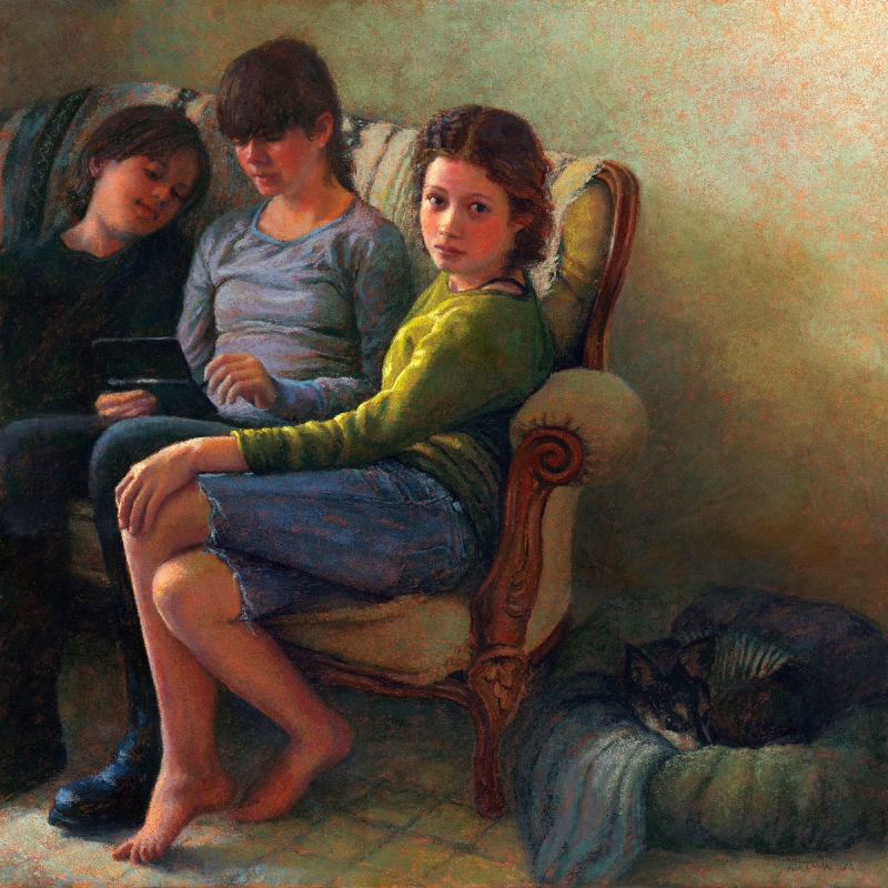 Cousins by artist Rita Kirkman