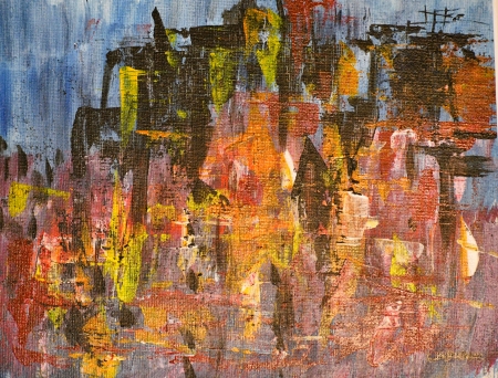 City by artist Kurt Lapham