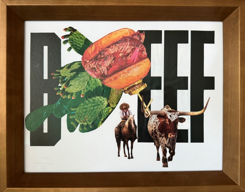 Beef by artist Irakli Mirzashvili