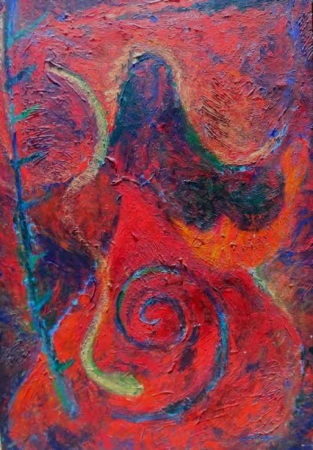 Shaman by artist Linda Montignani