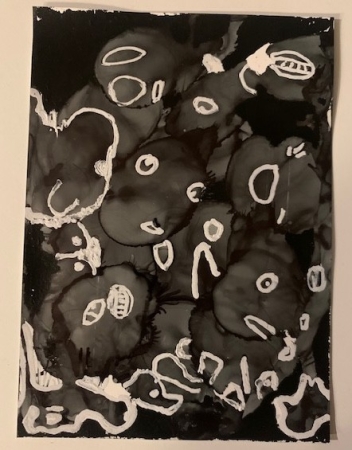 Faces by artist Delyla Ovalle-Bowyer