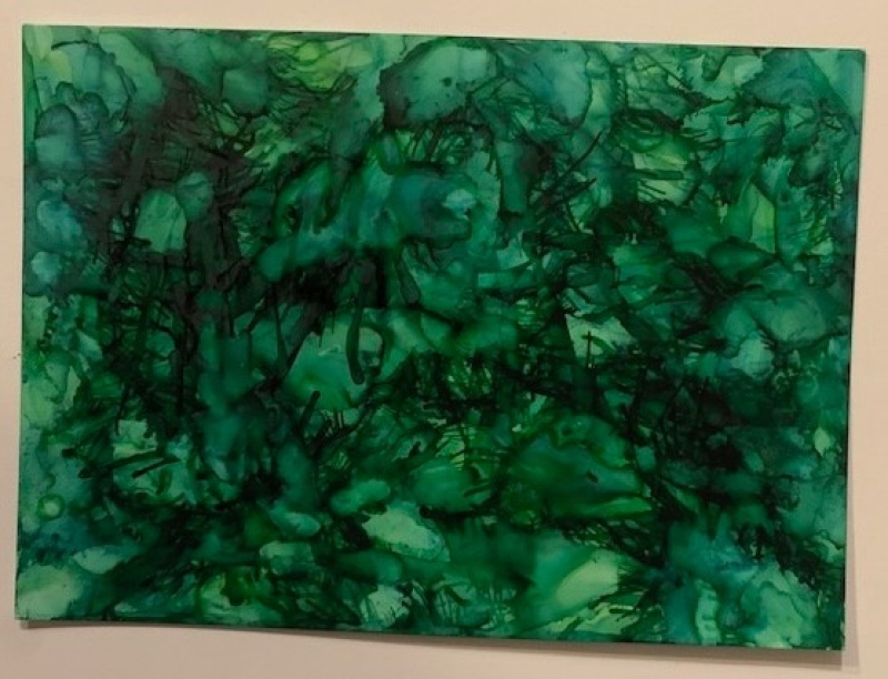 Green by artist Delyla Ovalle-Bowyer