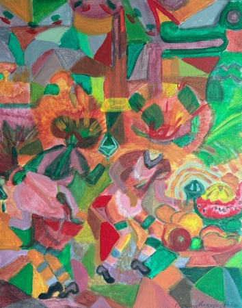 Fiesta by artist Rosalinda Peña