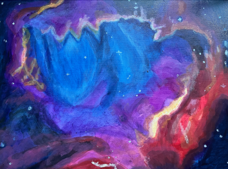 Origins by artist Rosalinda Peña
