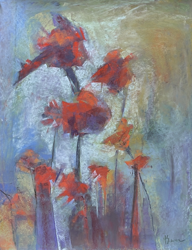 Poppies by artist Marcia Schorer