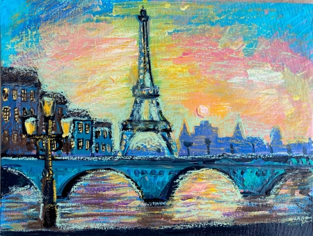 Paris by artist Anastasia Shimanskaya