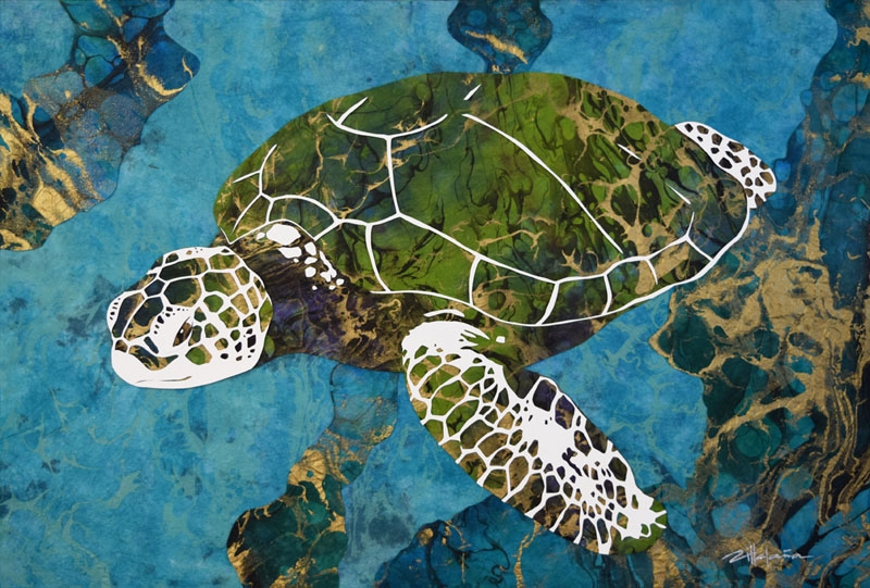 Honu by artist Marcy Ann Villafana