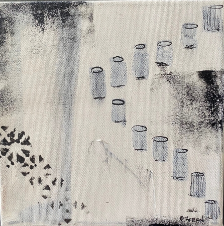 Cylinders by artist Barbara Zoern